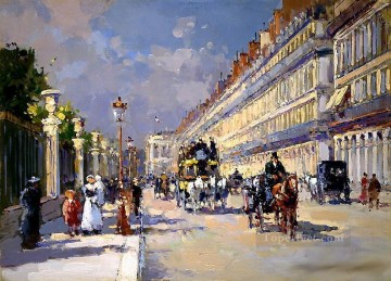  parisinas Pintura al %C3%B3leo - yxj039fD impresionismo escenas parisinas